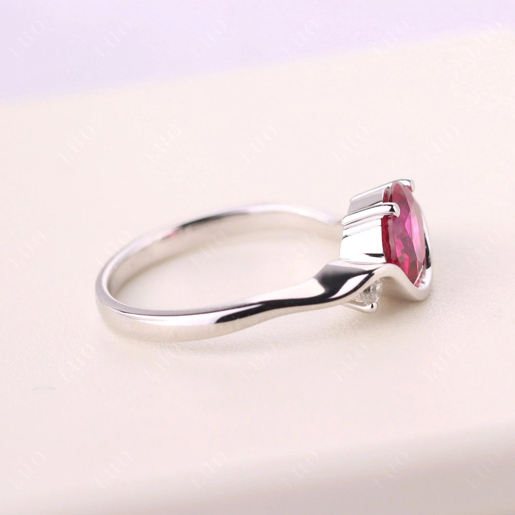 Ruby Wave Ring - Image 13