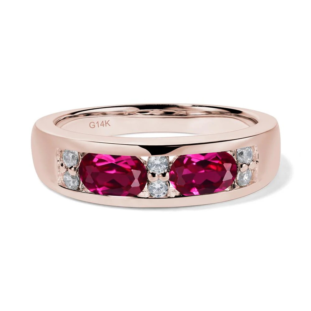 Ruby Two Stone Ring - Image 5
