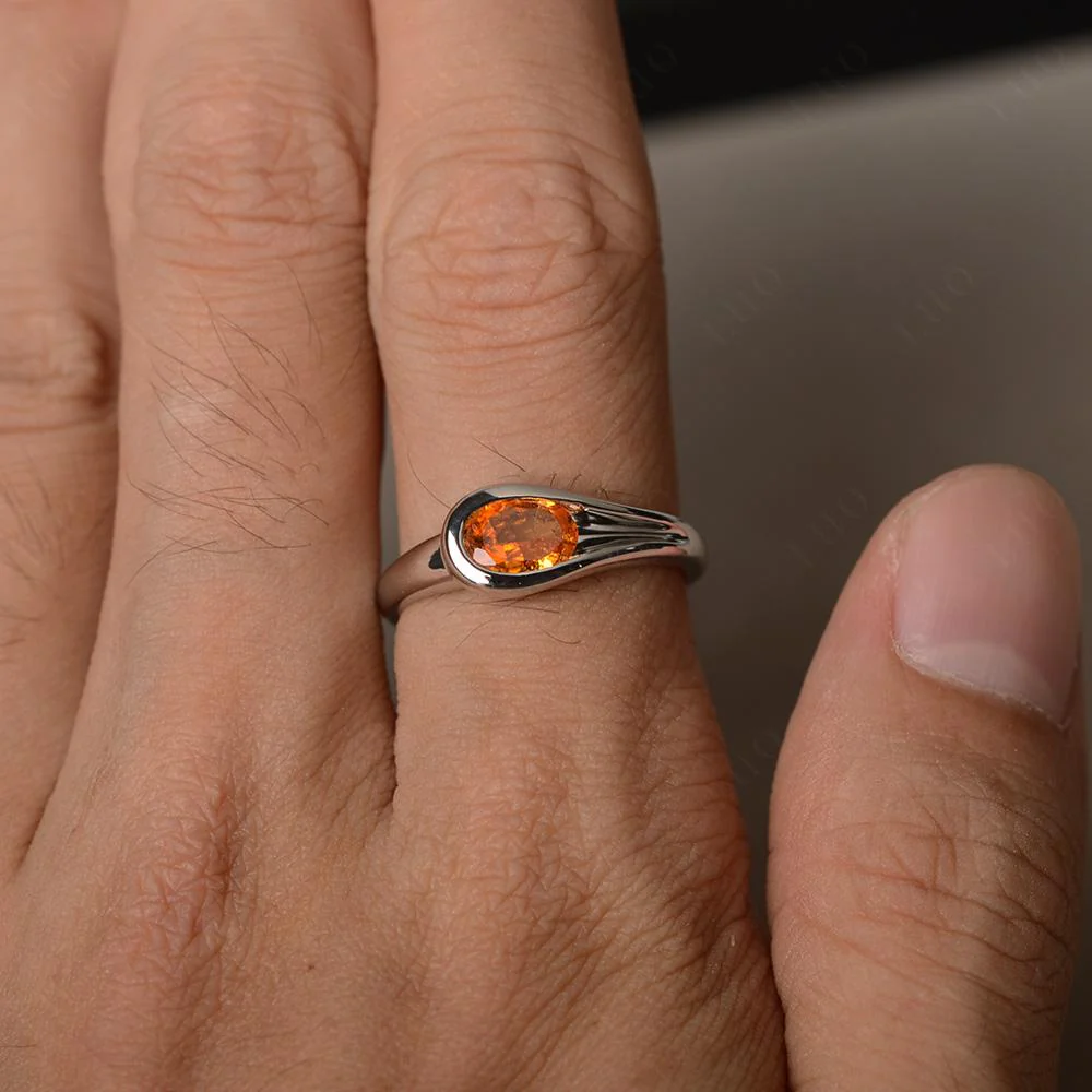 Fender Simple Oval Engagement Ring - Image 13