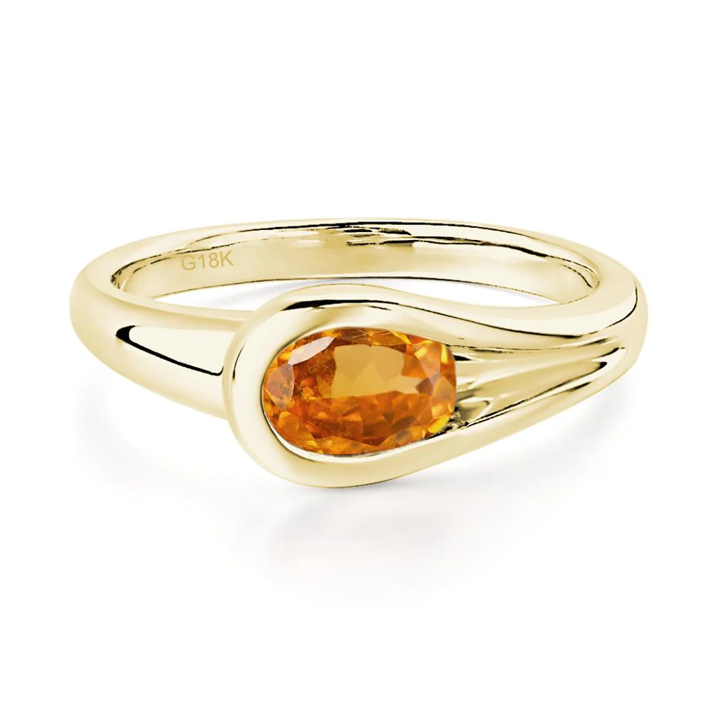 Fender Simple Oval Engagement Ring - Image 6