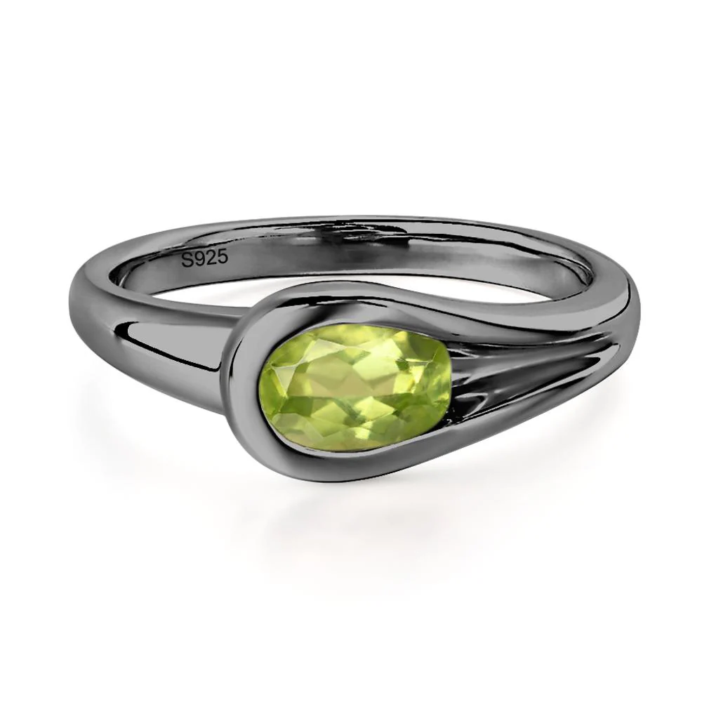 Peridot Streamline Ring - Image 7