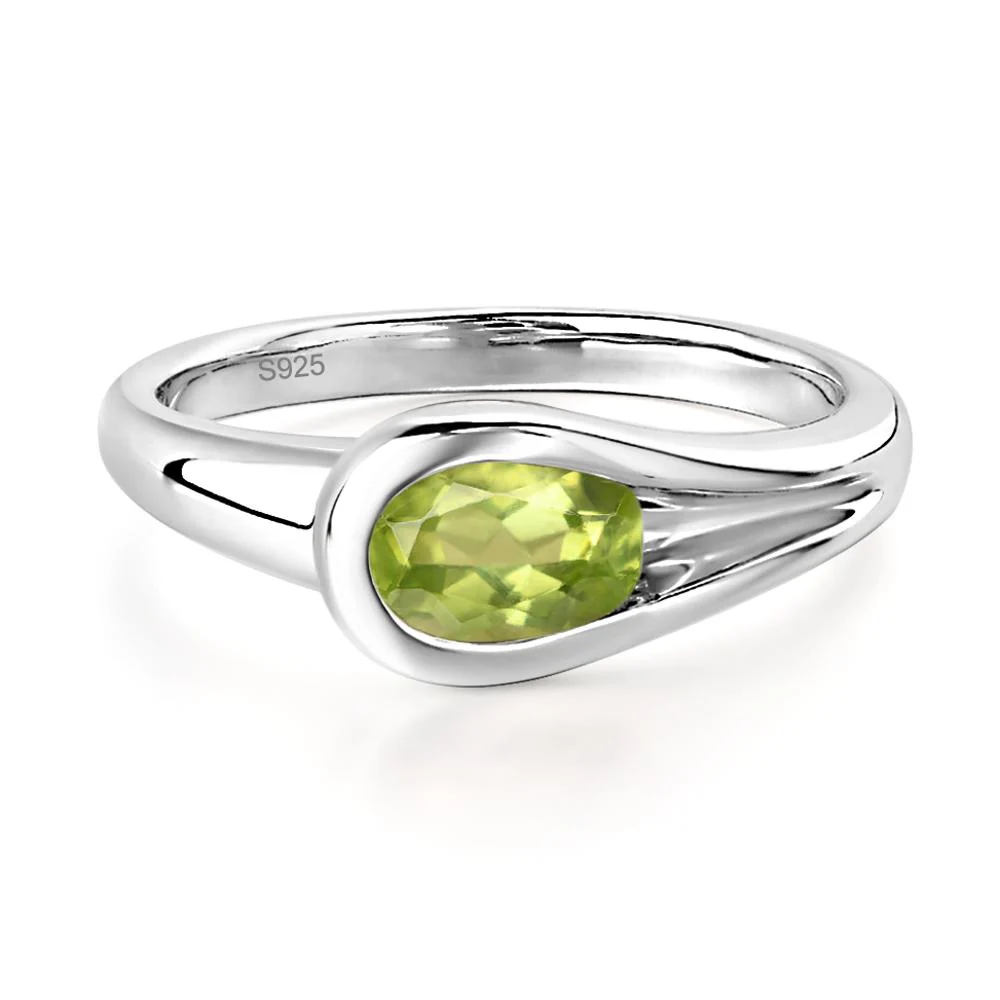 Peridot Streamline Ring - Image 9