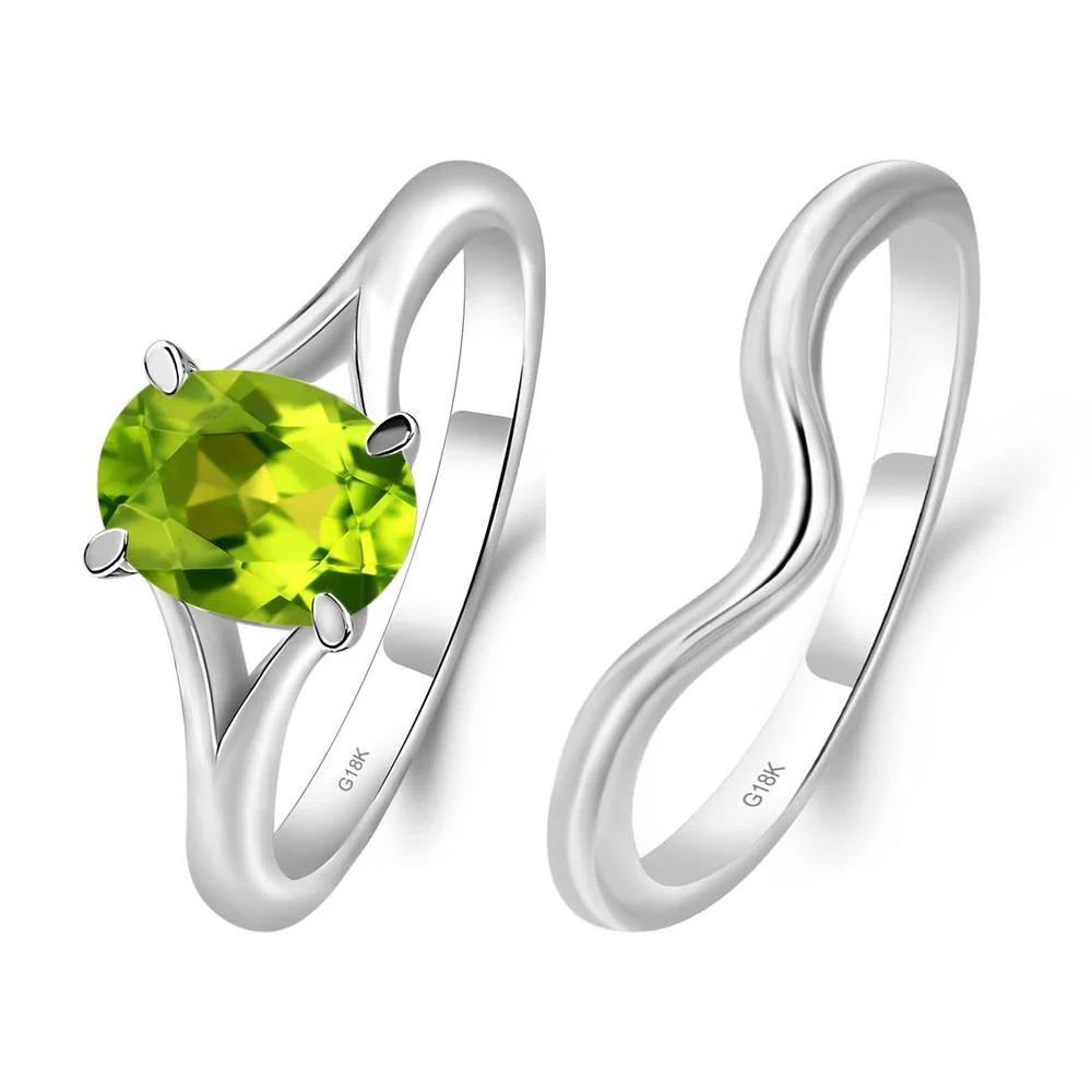 Peridot Split Shank Ring - Image 19