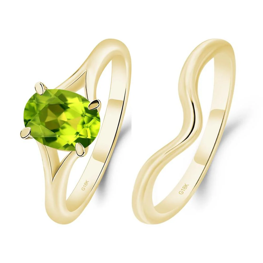Peridot Split Shank Ring - Image 21