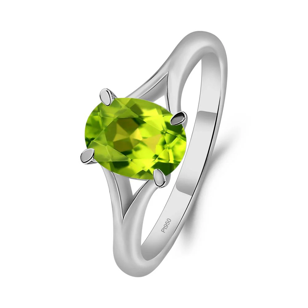 Peridot Split Shank Ring - Image 8