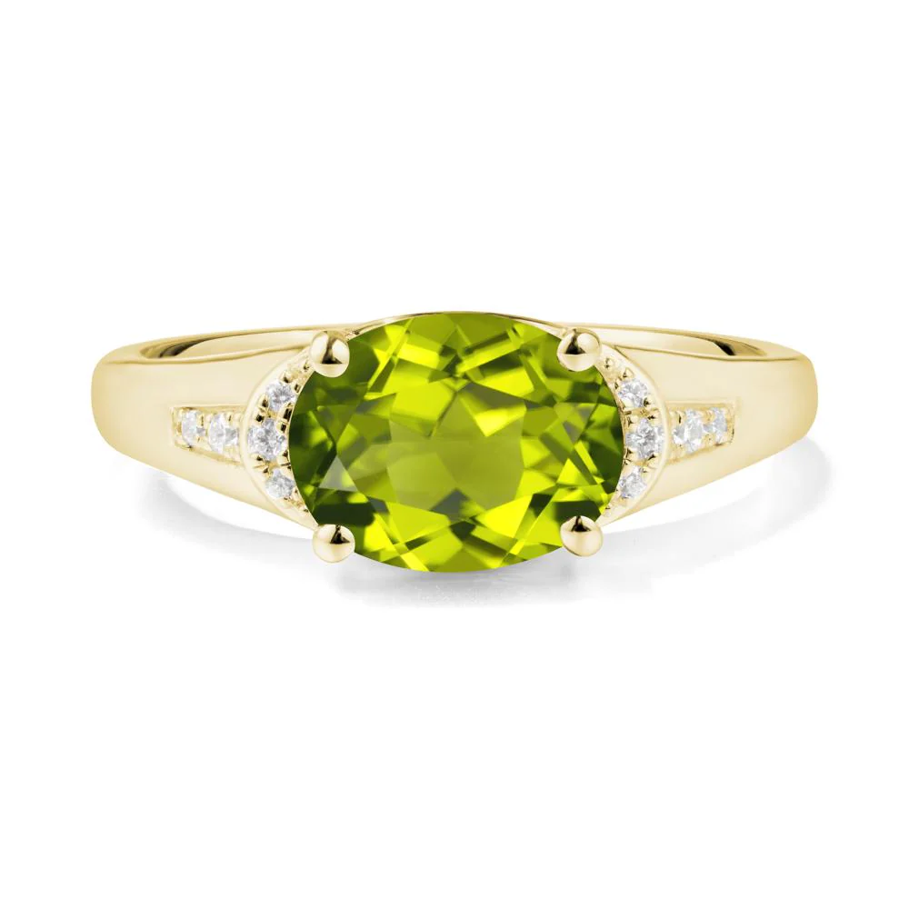 Oval Peridot Statement Ring - Image 6