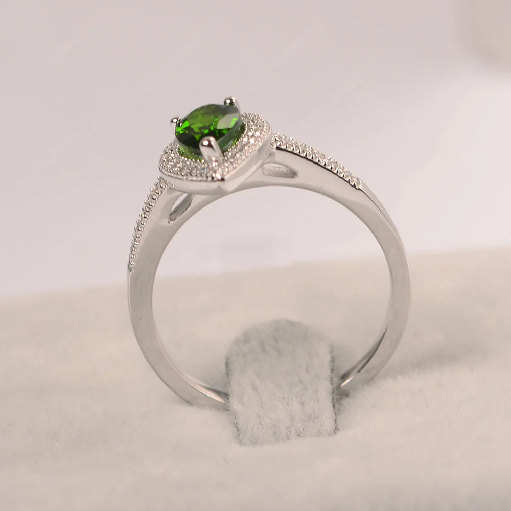 Milgrain Diopside Ring - Image 2