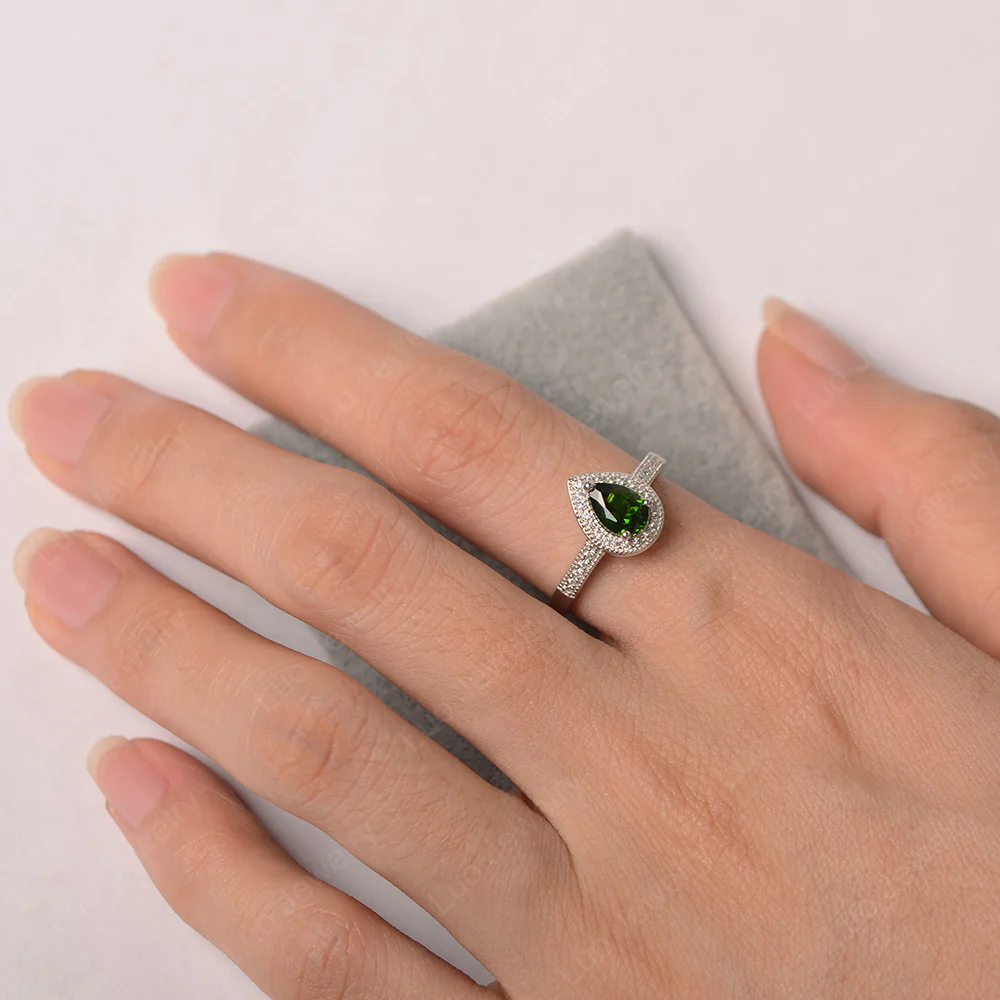 Milgrain Diopside Ring - Image 3