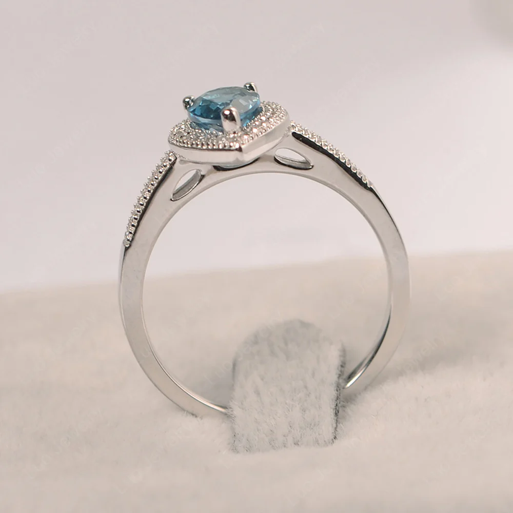 Milgrain London Blue Topaz Ring - Image 2