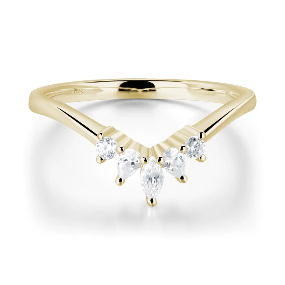 Pear London Blue Topaz Ring with Trillion Side Stone - Image 16
