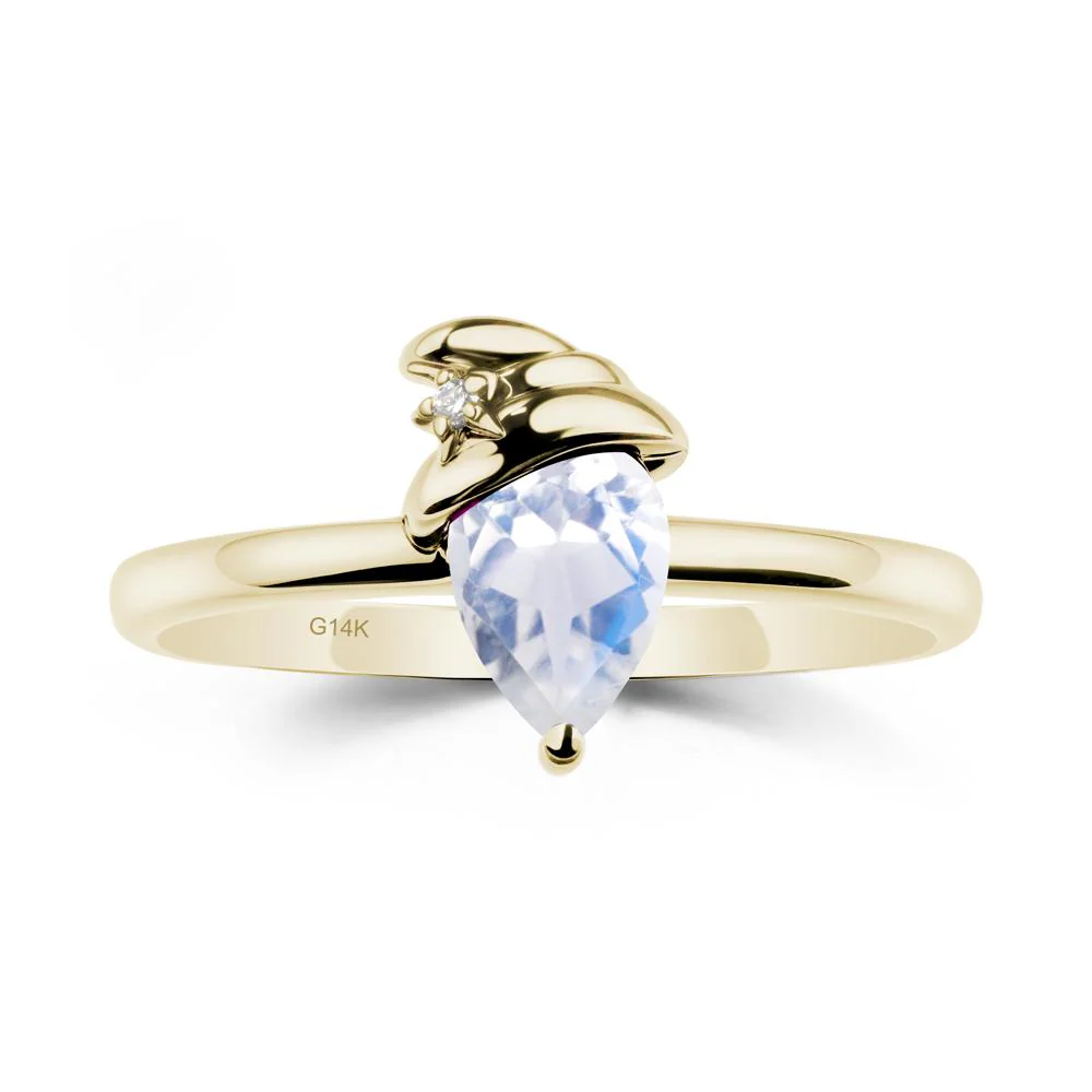 Pear Moonstone Hat Ring - Image 4