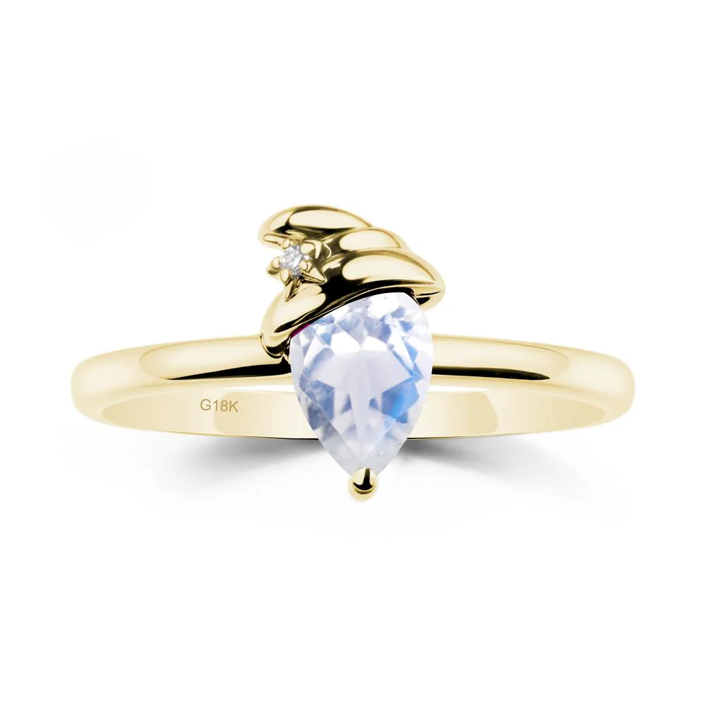 Pear Moonstone Hat Ring - Image 7