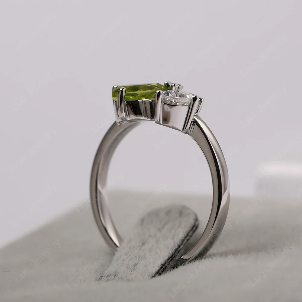 Peridot 4 Stone Ring - Image 3