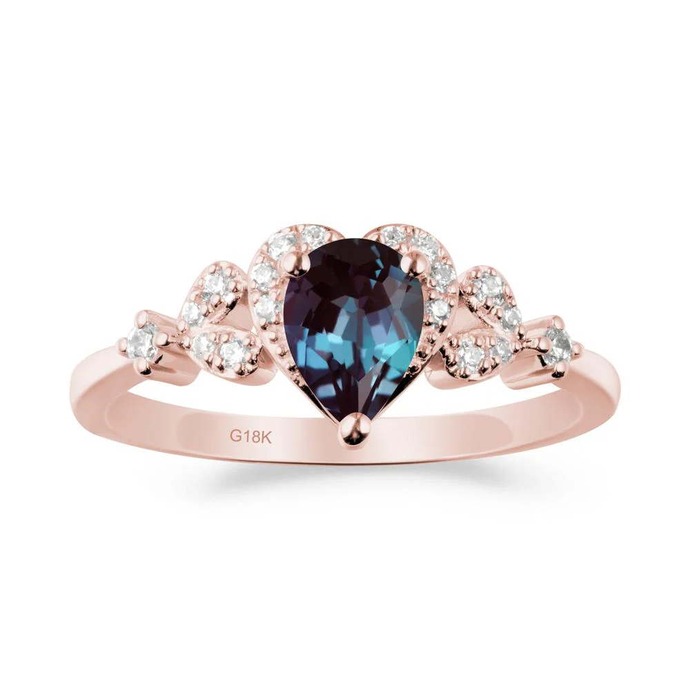 Pear Shaped Alexandrite Statement Ring - Image 5