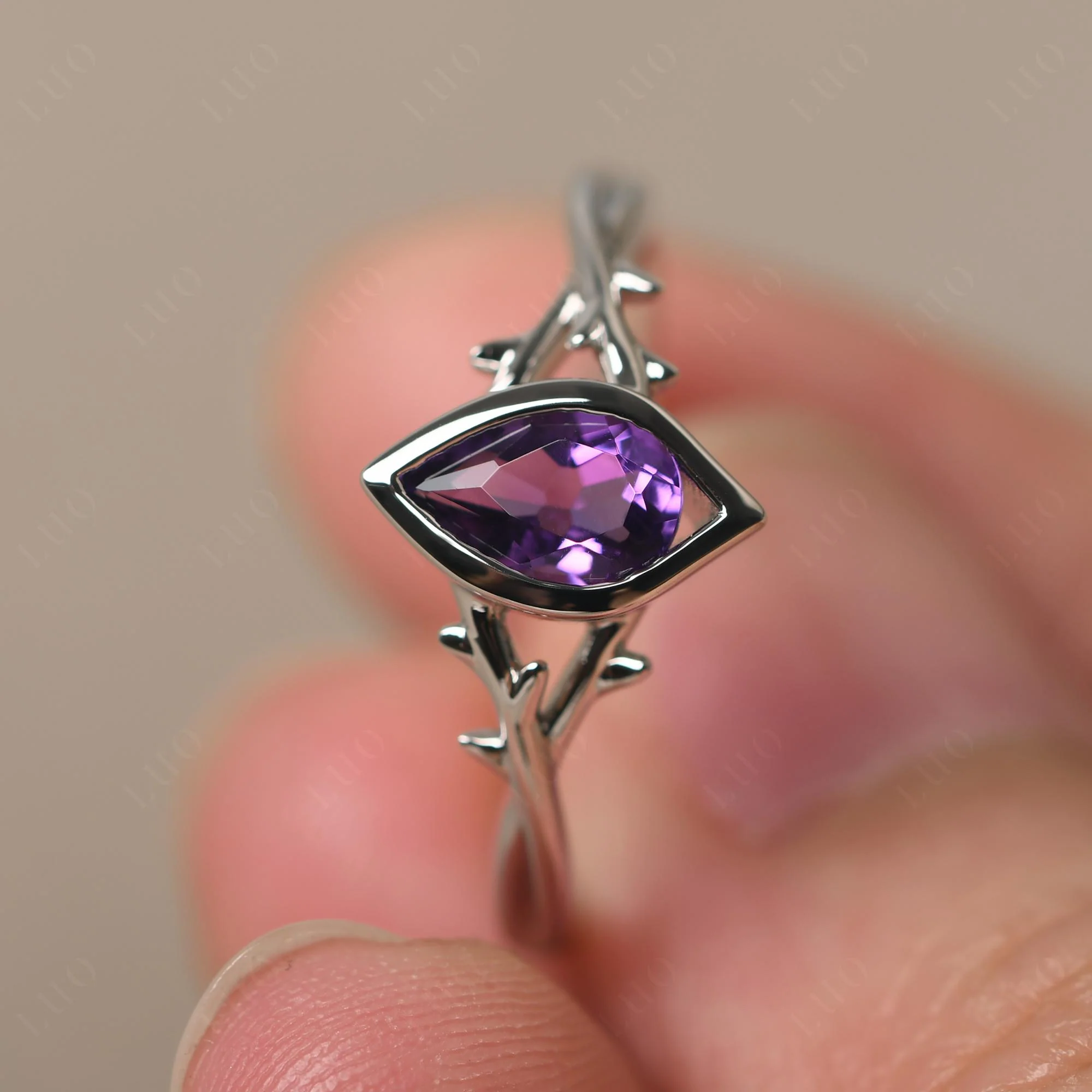 Amethyst Twig Ring - Image 29