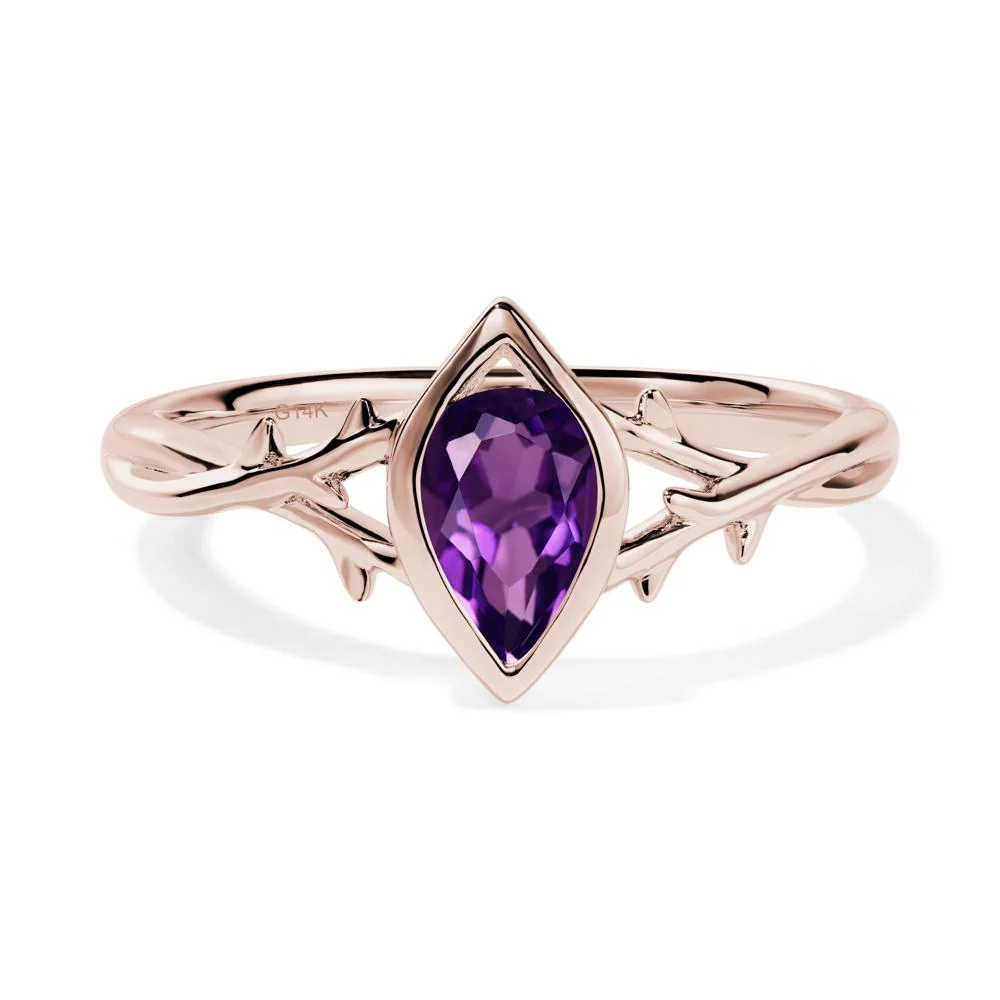 Amethyst Twig Ring - Image 3