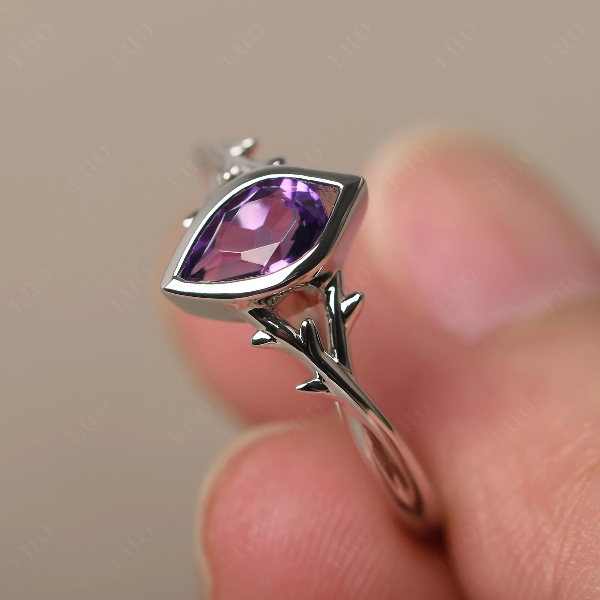 Amethyst Twig Ring - Image 30