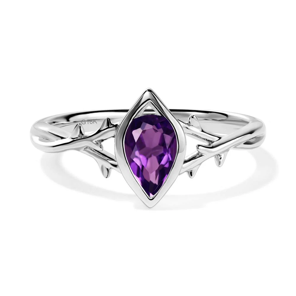Amethyst Twig Ring - Image 6