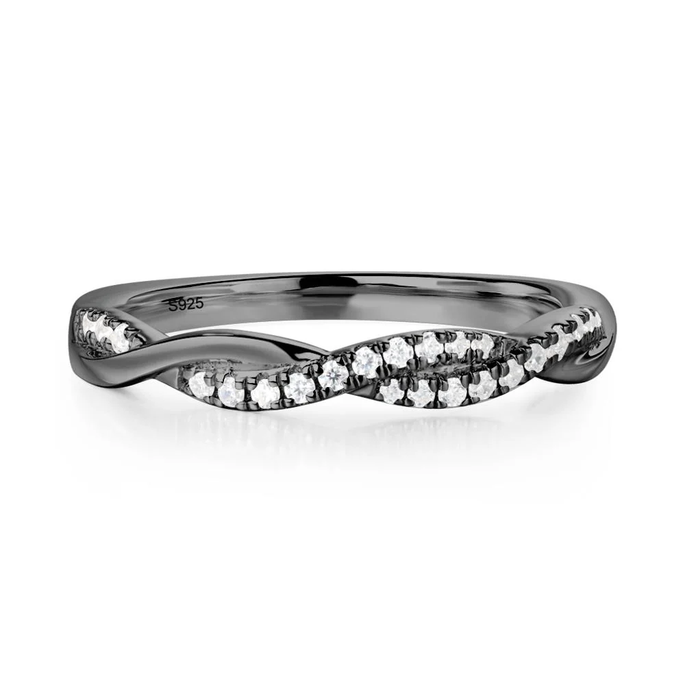 Amethyst Twisted Band Engagement Ring - Image 22