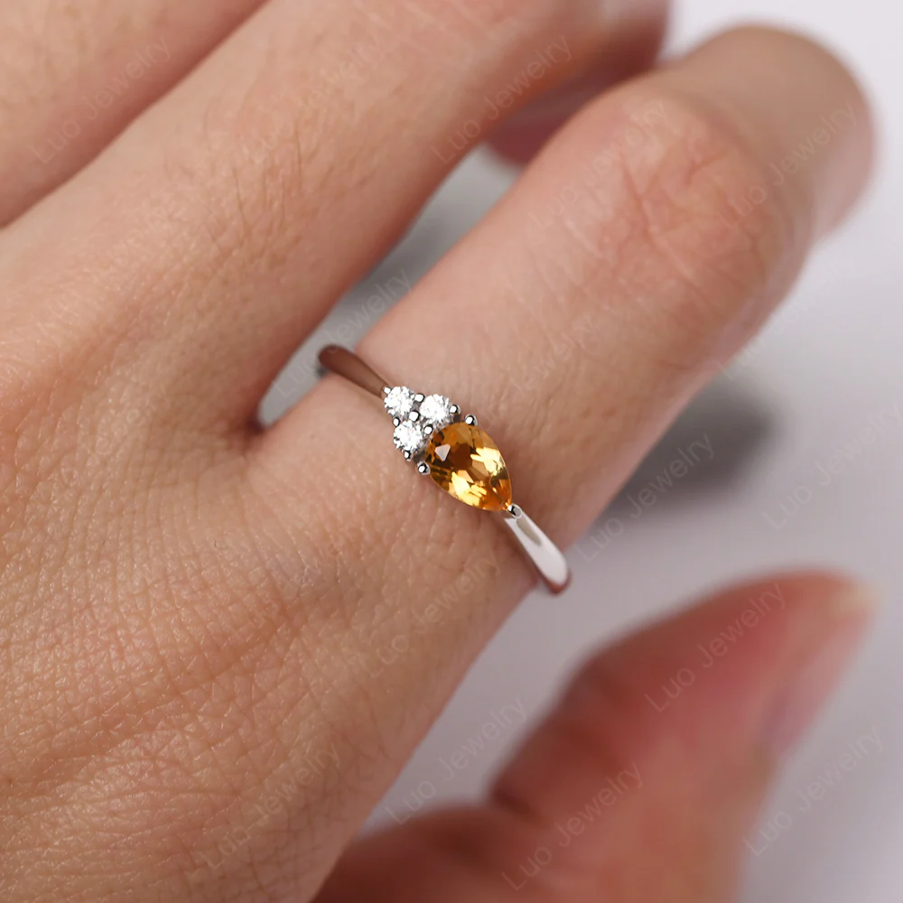 Petite Citrine Ring - Image 5