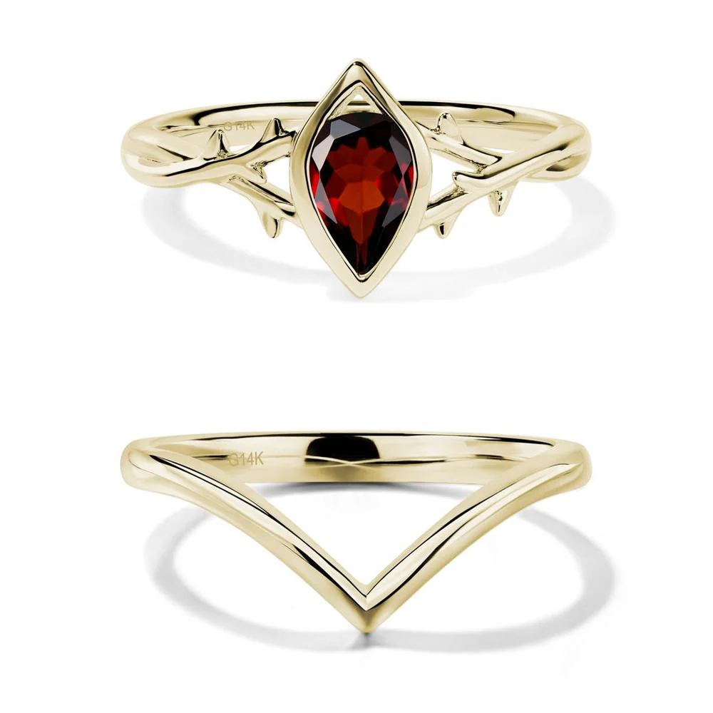 Garnet Twig Ring - Image 15