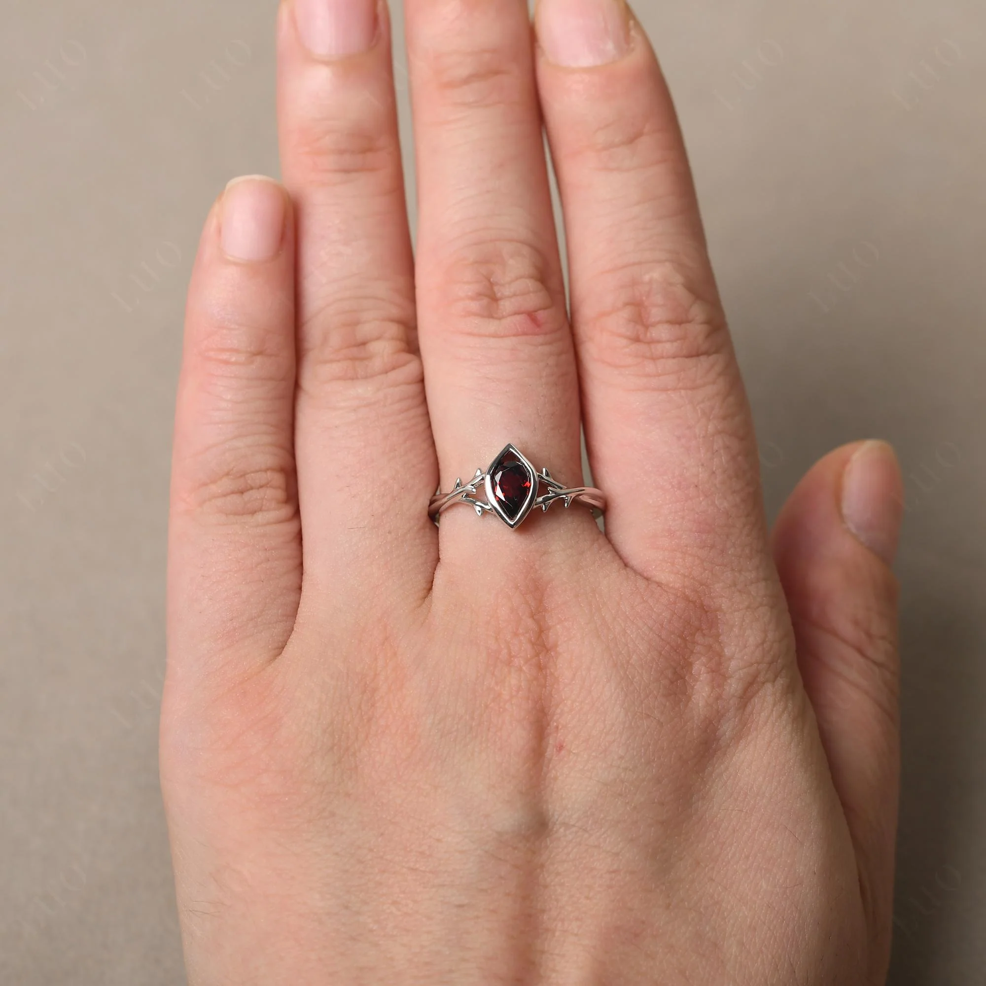 Garnet Twig Ring - Image 33
