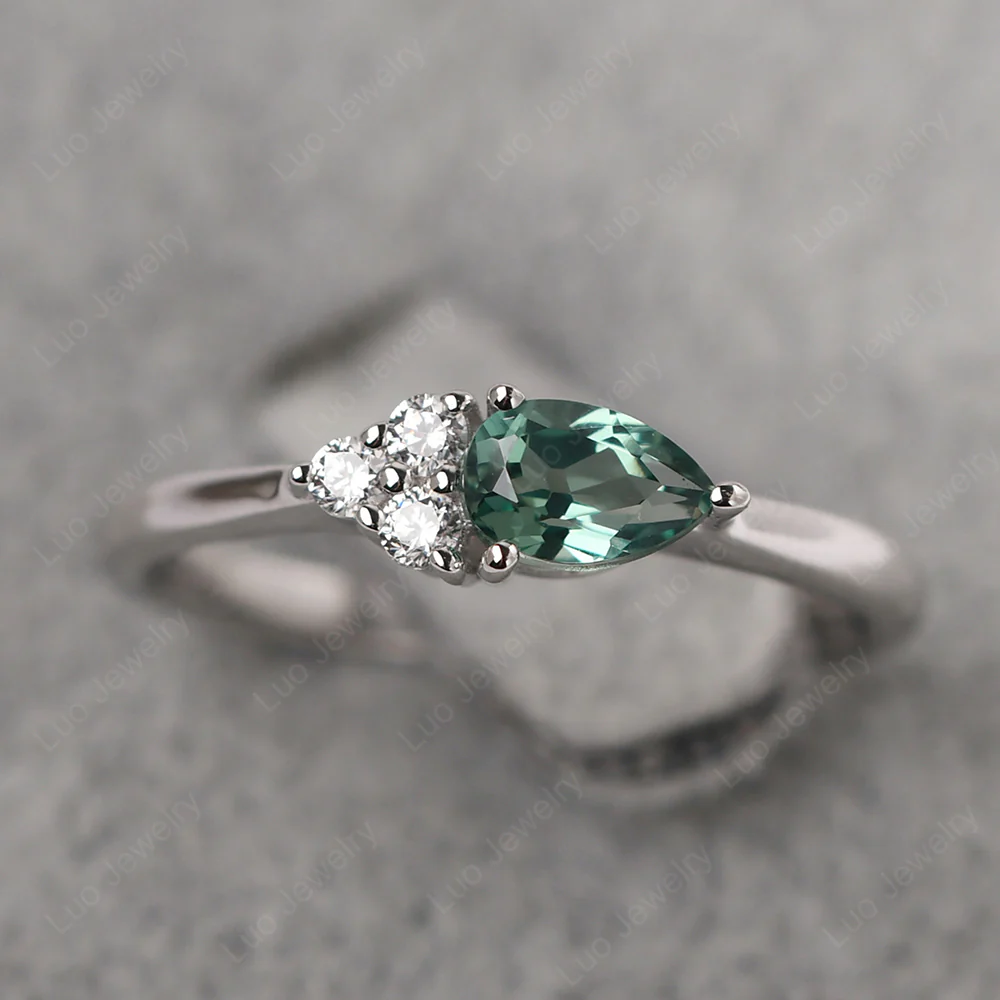 Petite Green Sapphire Ring