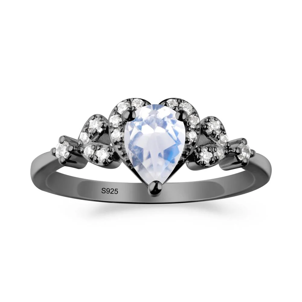 Pear Shaped Moonstone Statement Ring