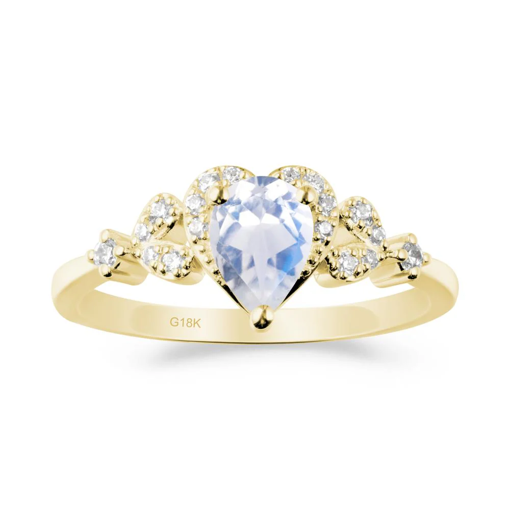 Pear Shaped Moonstone Statement Ring - Image 5