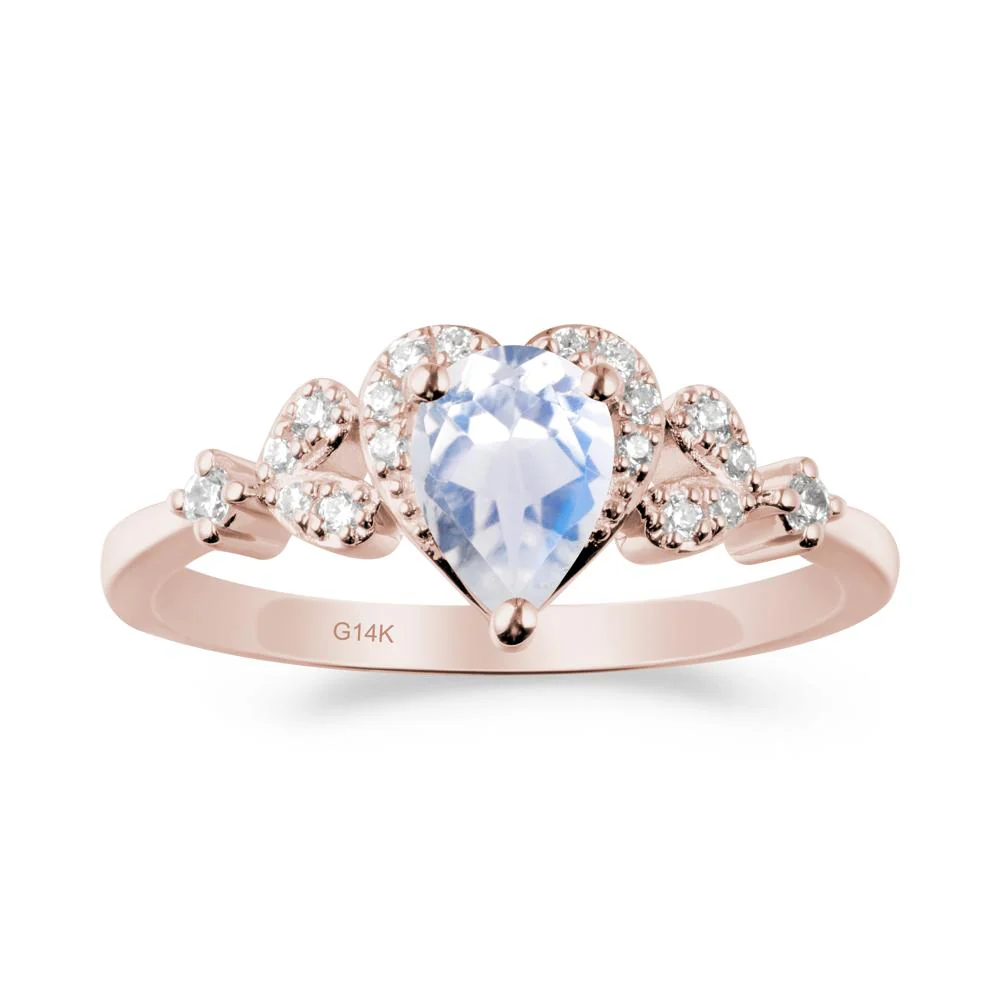 Pear Shaped Moonstone Statement Ring - Image 7