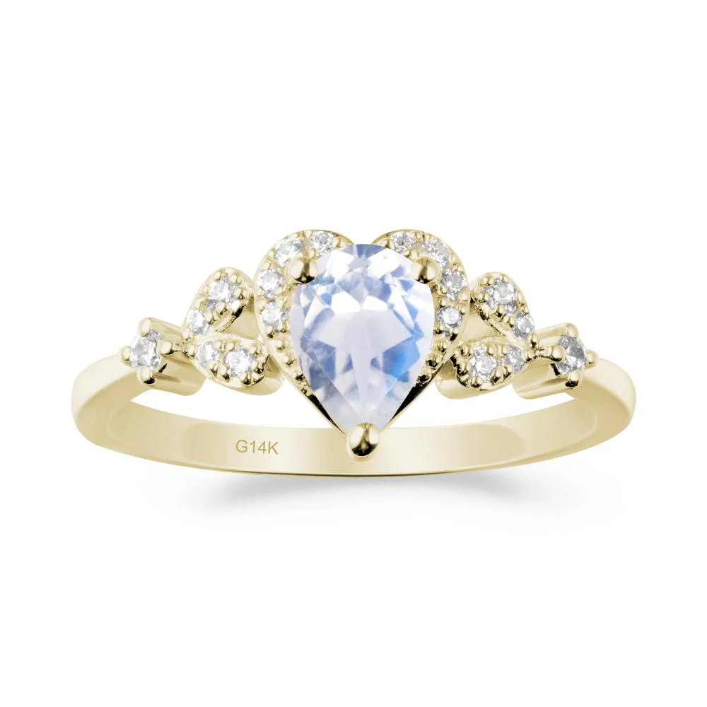Pear Shaped Moonstone Statement Ring - Image 8