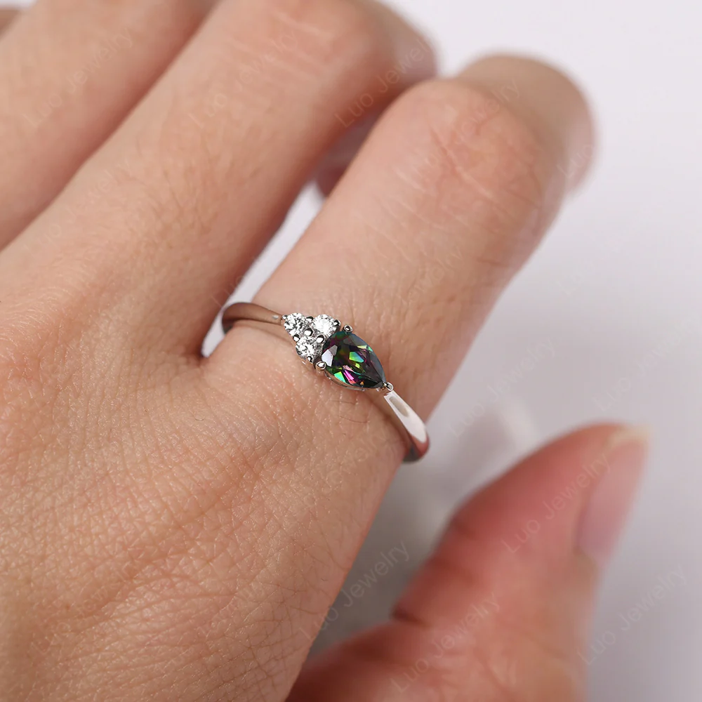 Petite Mystic Topaz Ring - Image 5