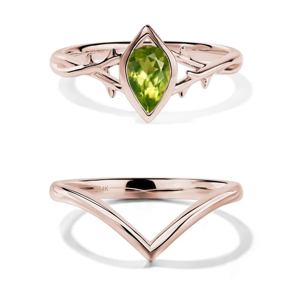 Peridot Twig Ring - Image 11