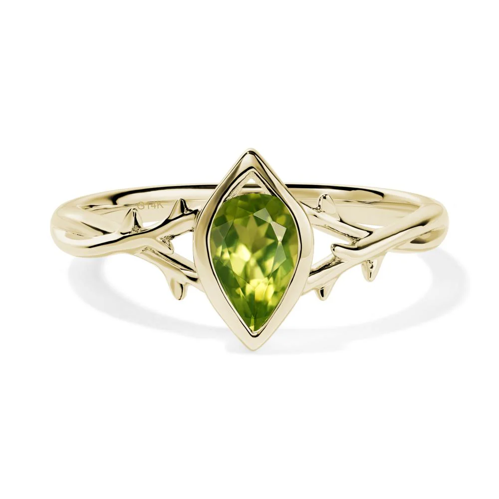 Peridot Twig Ring - Image 2