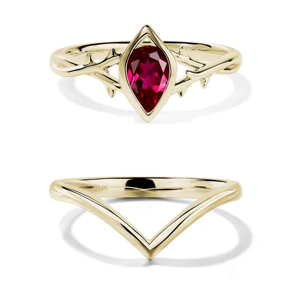 Ruby Twig Ring - Image 15