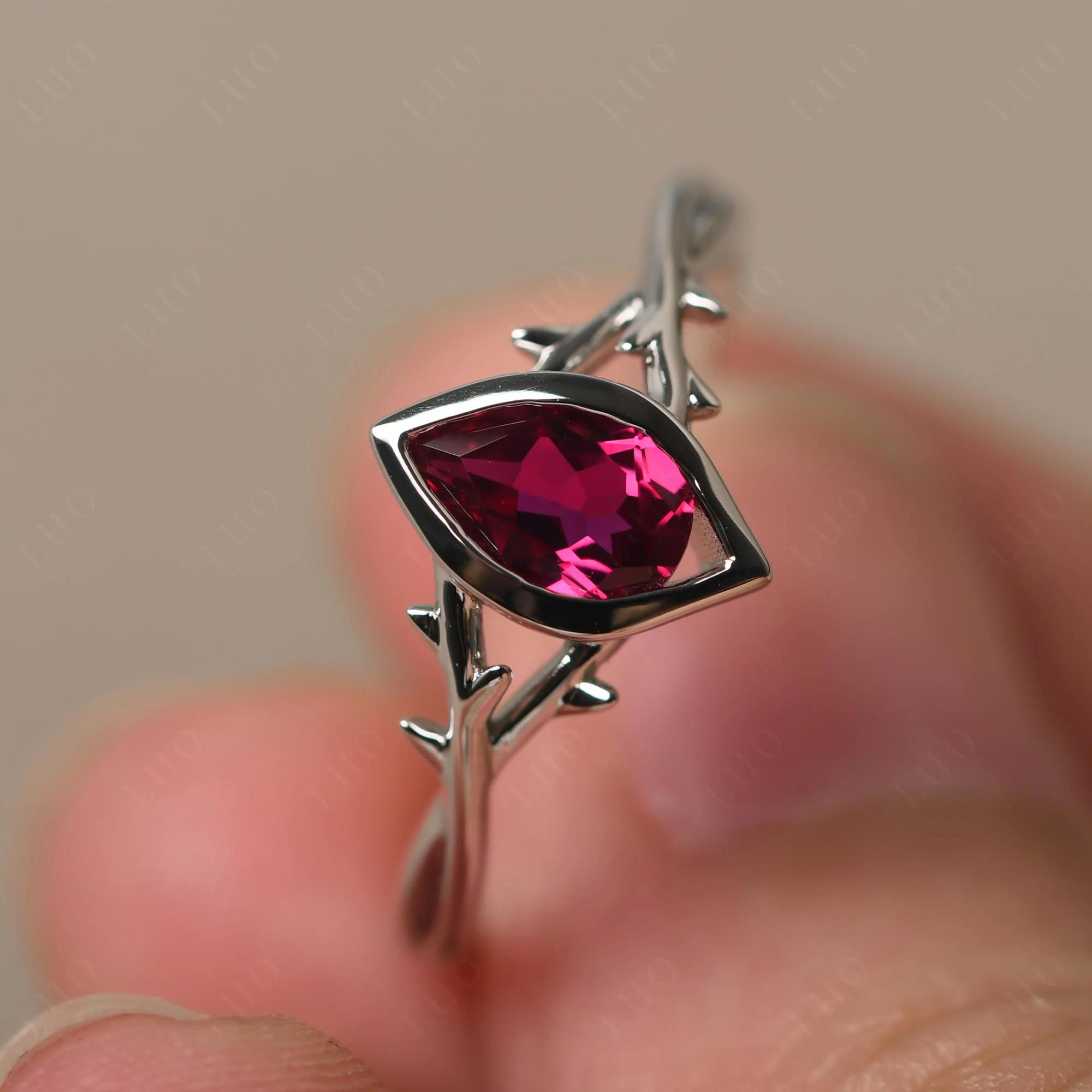 Ruby Twig Ring - Image 29