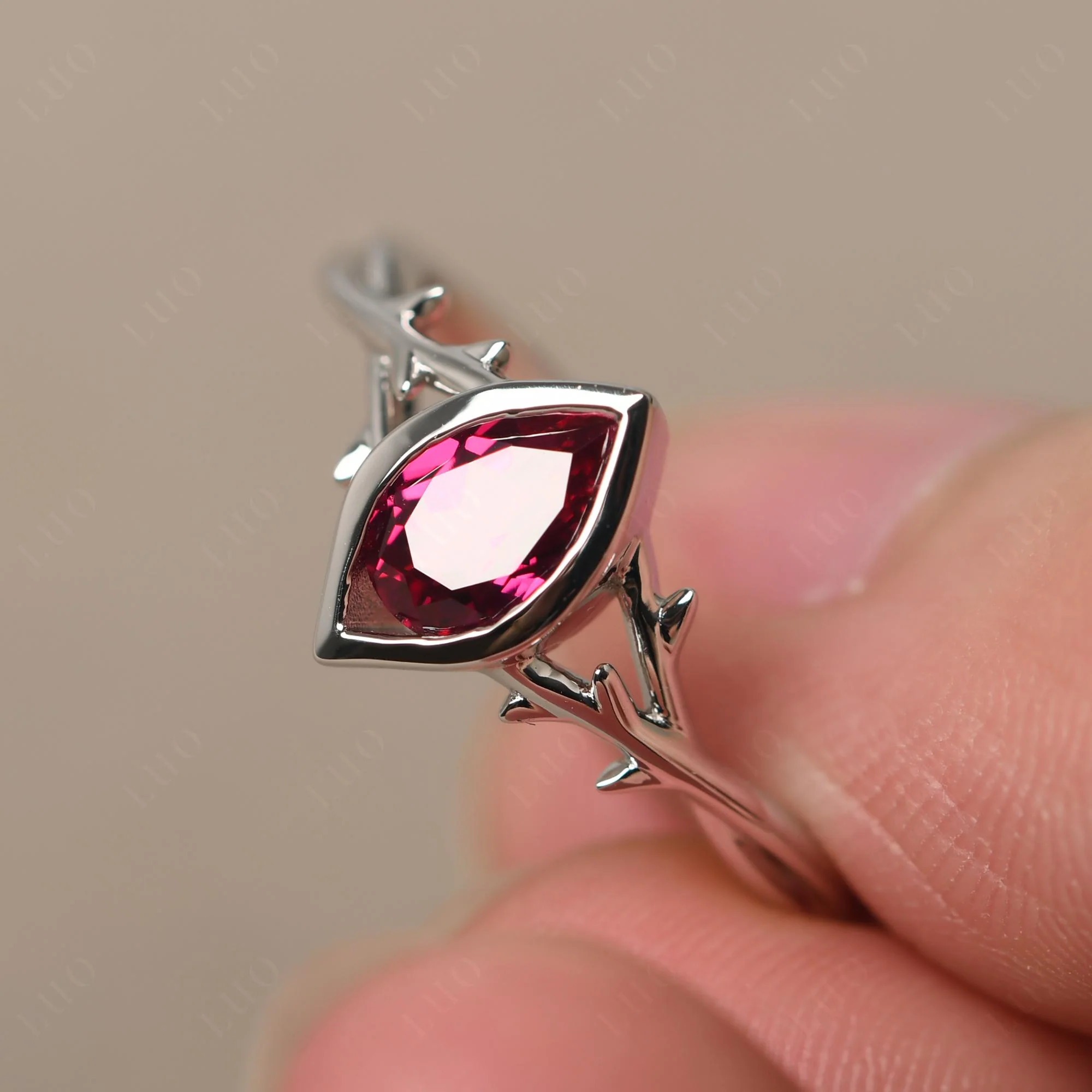 Ruby Twig Ring - Image 30