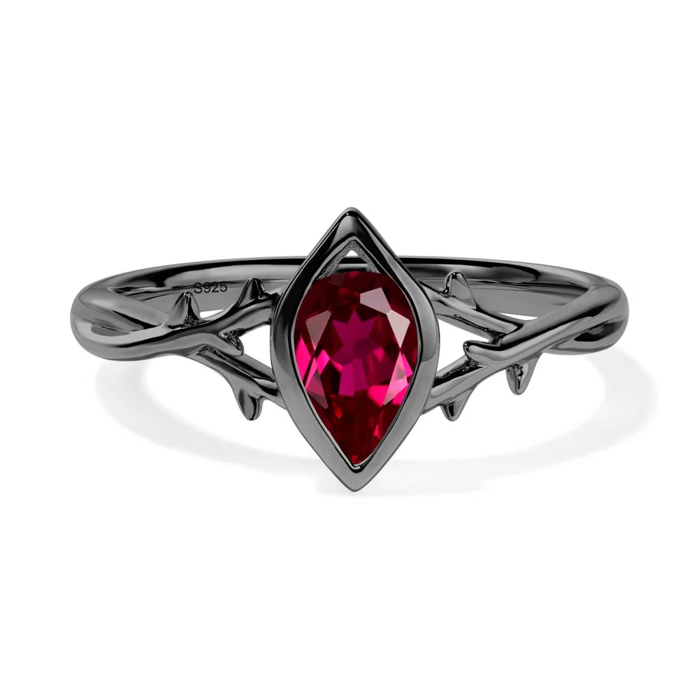 Ruby Twig Ring - Image 8