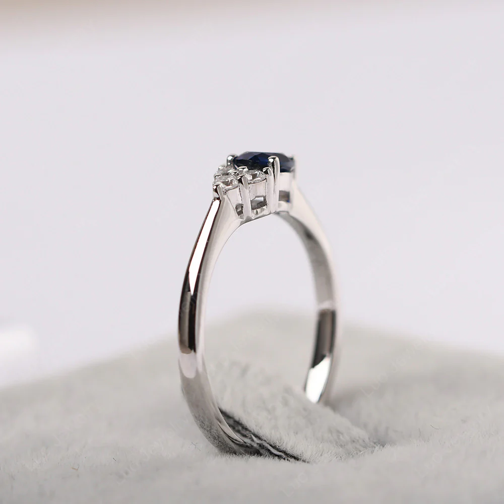 Petite Sapphire Ring - Image 4