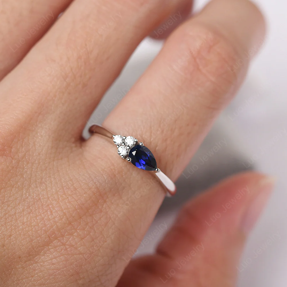 Petite Sapphire Ring - Image 5