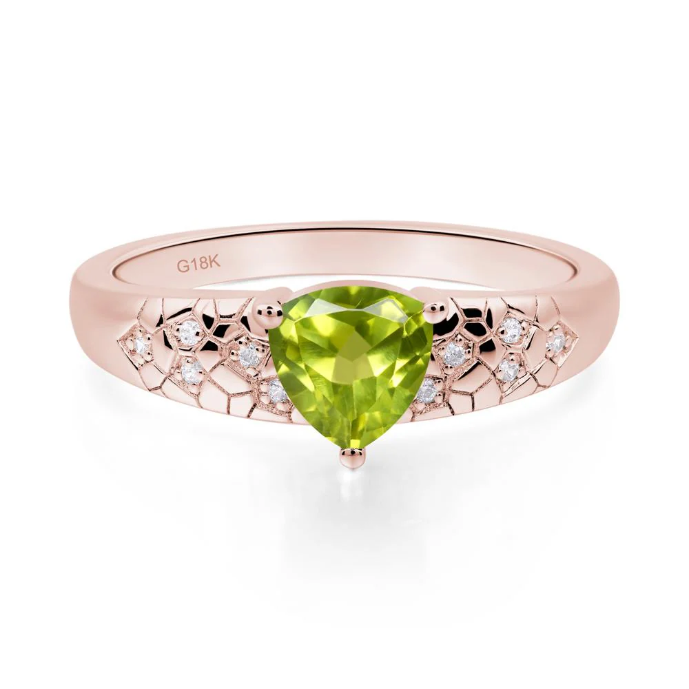Peridot Cracked Ring - Image 4