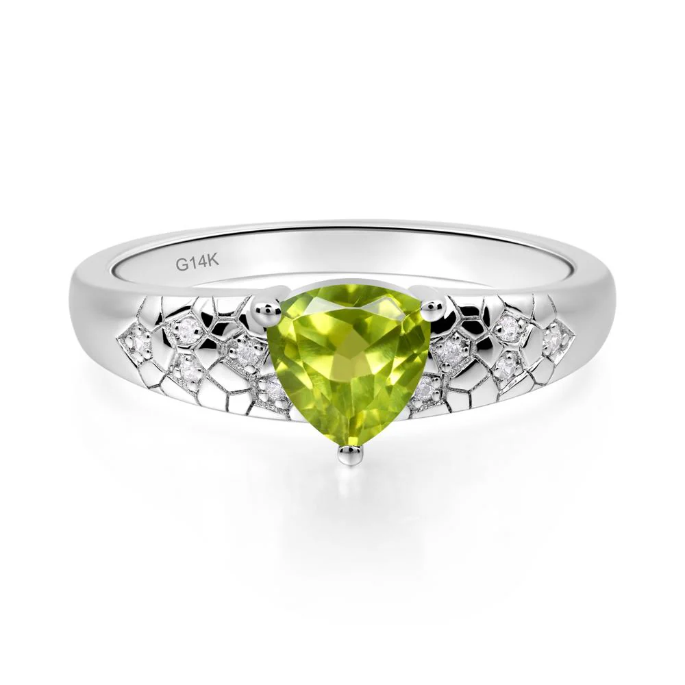 Peridot Cracked Ring - Image 5