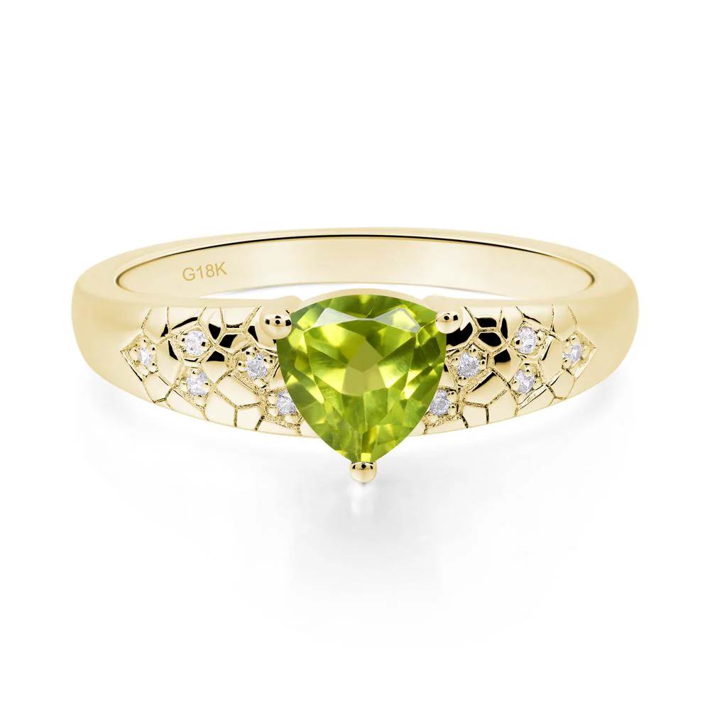 Peridot Cracked Ring - Image 7