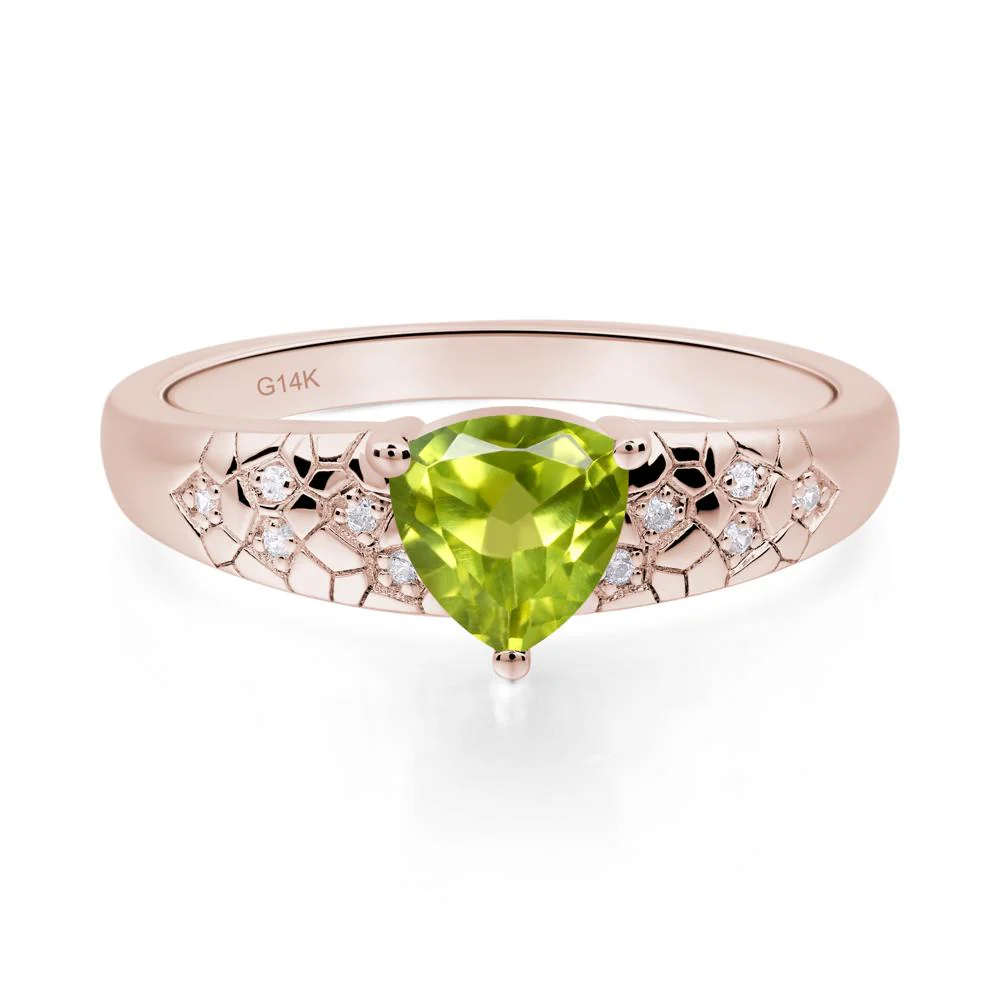 Peridot Cracked Ring - Image 8