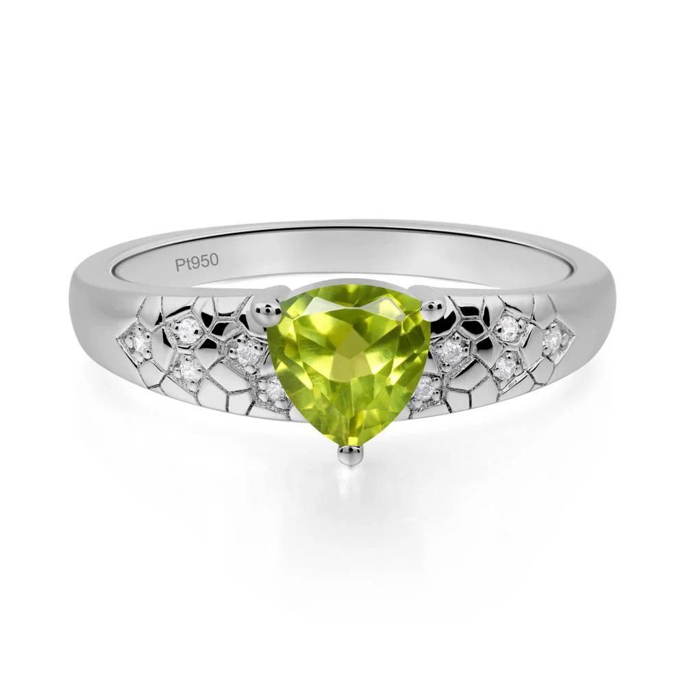 Peridot Cracked Ring - Image 9