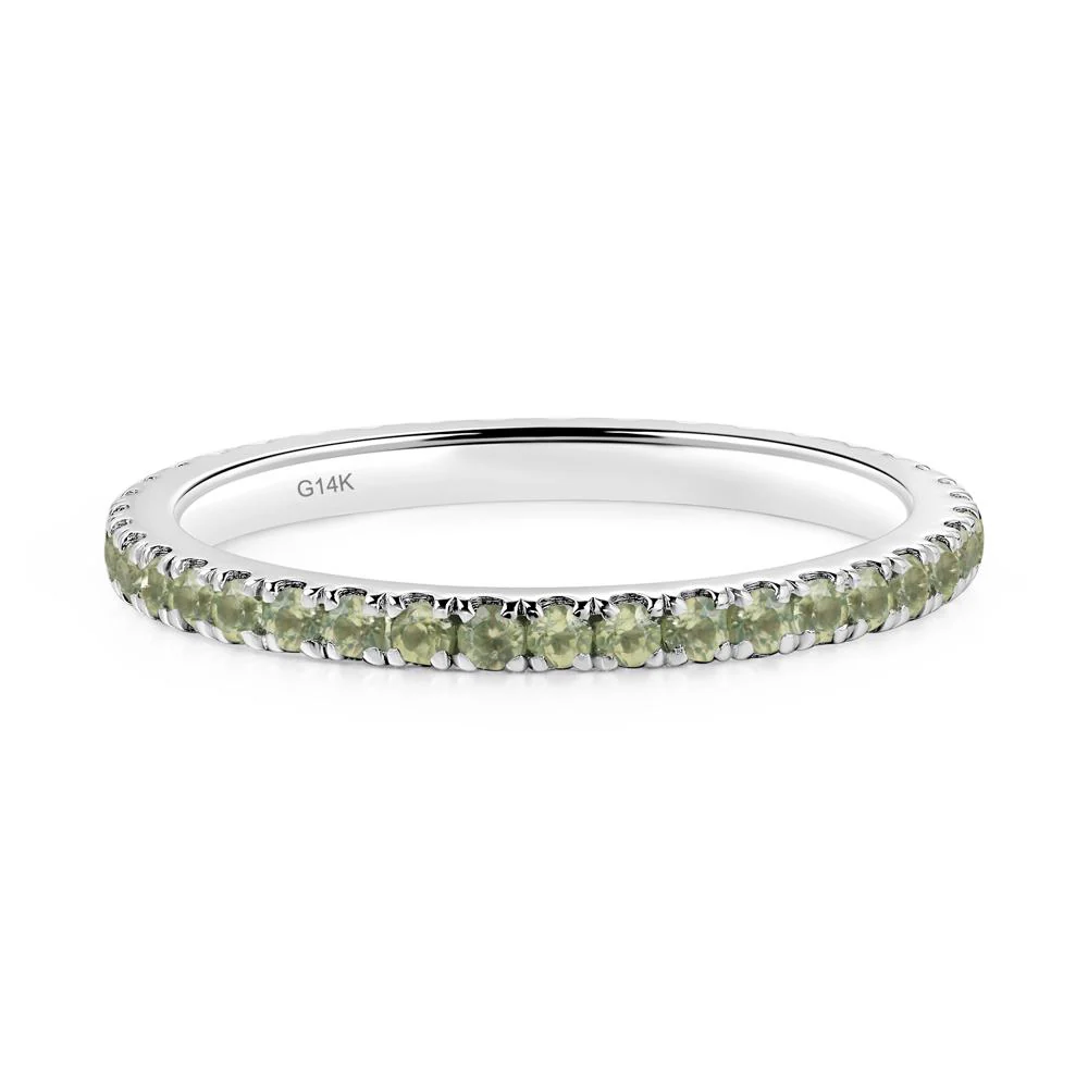 Peridot Eternity Wedding Ring - Image 3