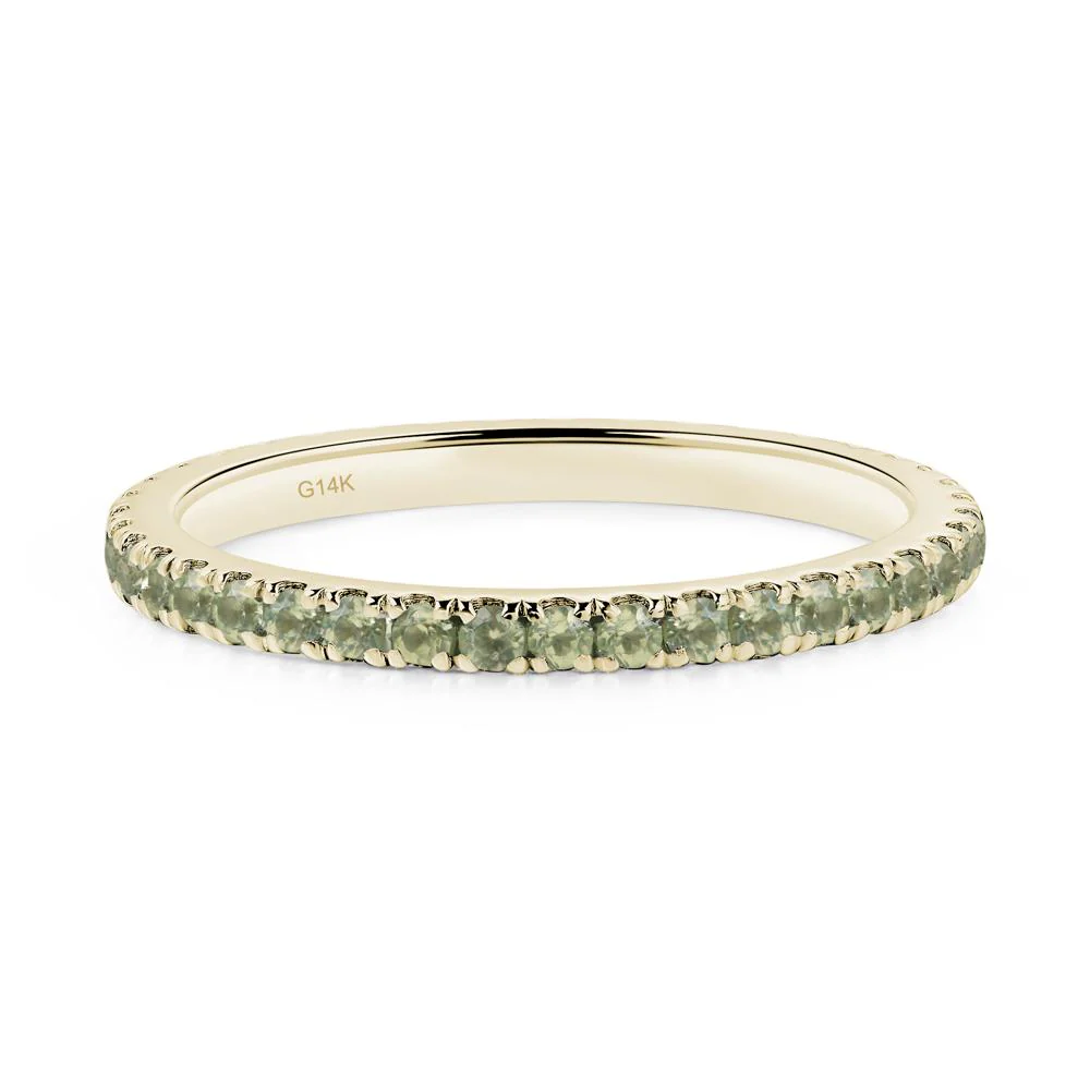 Peridot Eternity Wedding Ring - Image 4