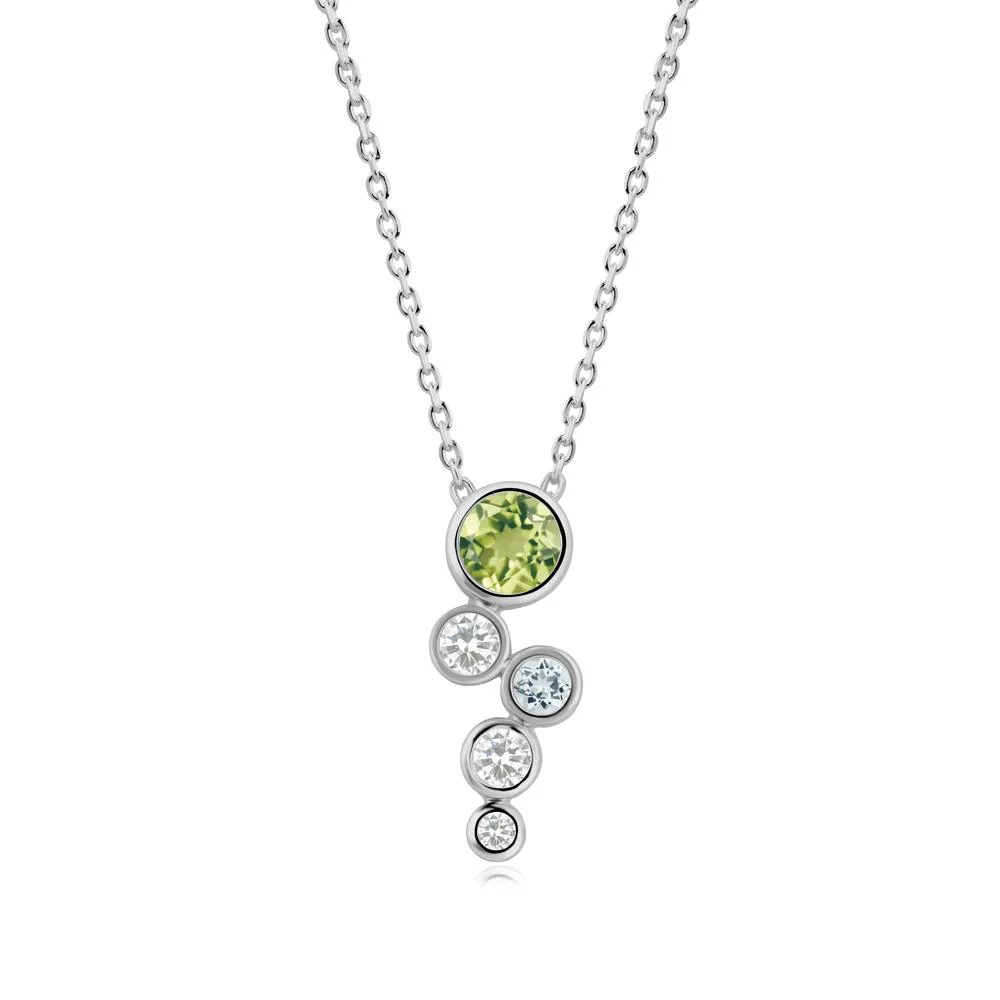 Peridot Graduated Drop Pendant - Image 3