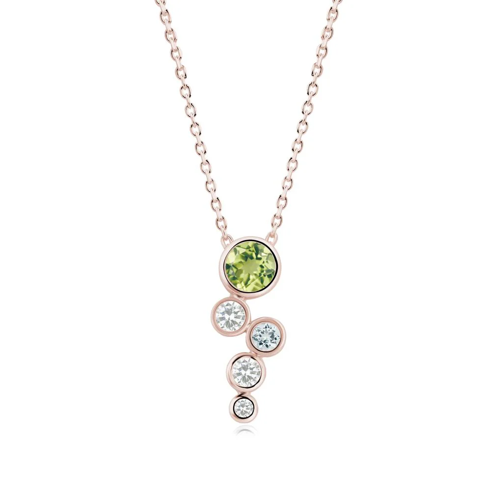 Peridot Graduated Drop Pendant - Image 5