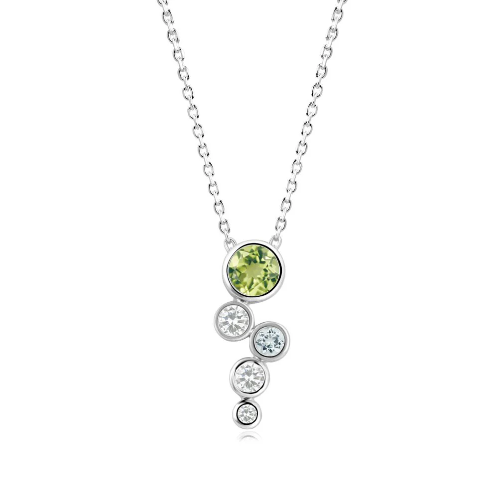 Peridot Graduated Drop Pendant - Image 7